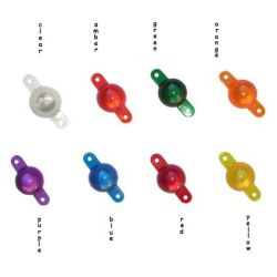 Plastic Mini Light Domes With Screw Tabs